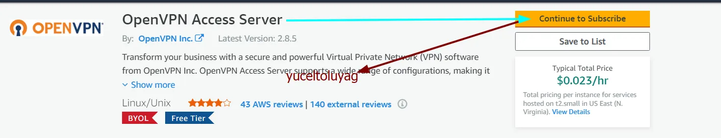 amazon-openvpn-kurulumu