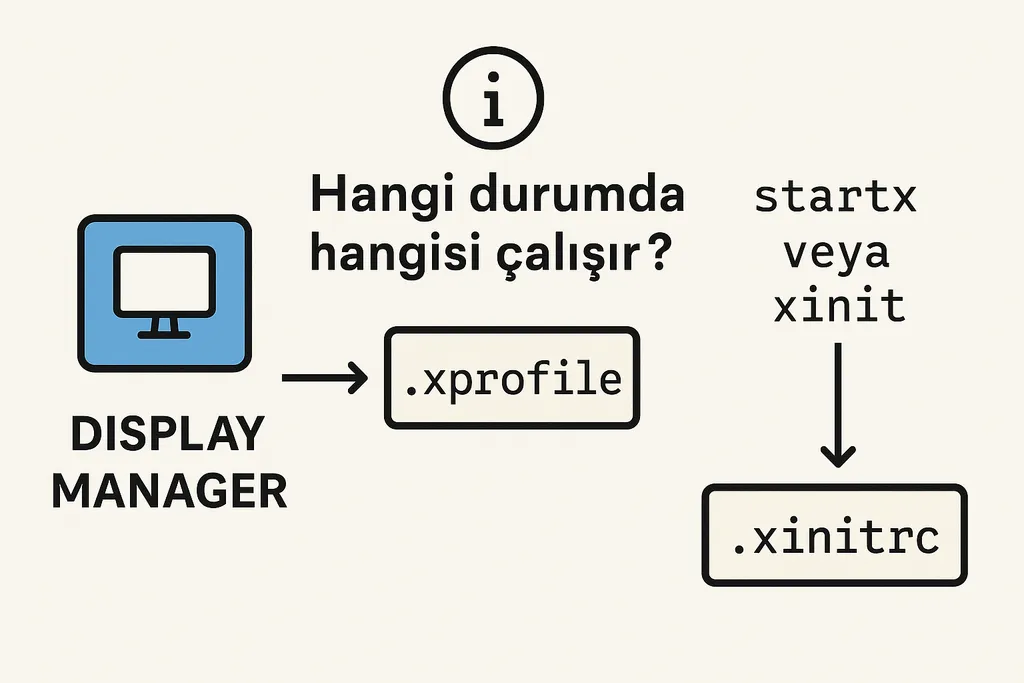 xinitrc ve xprofile farkı